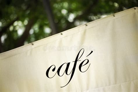 French cafe sign stock image. Image of classic, sign - 122370255