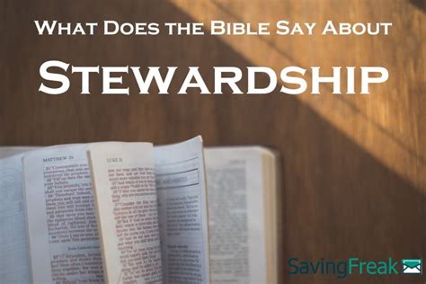 Bible verses about stewardship – Artofit