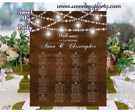 Rustic wedding seating chart|Mason jar wood wedding plan table|Wedding ...