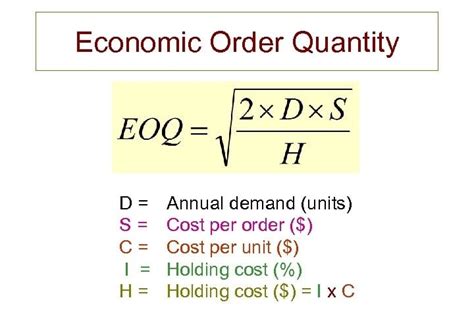 Economic Order Quantity (EOQ): Definition, Formula, and Guide