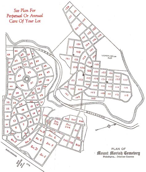 Maps | Friends of Mount Moriah Cemetery