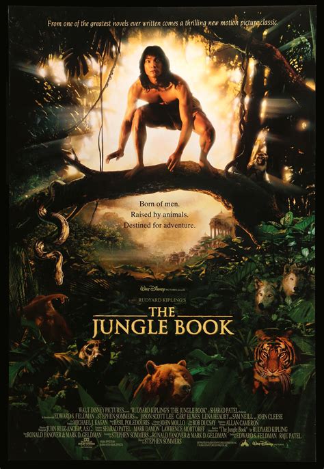 Jungle Book (1994) Original One-Sheet Movie Poster - Original Film Art - Vintage Movie Posters