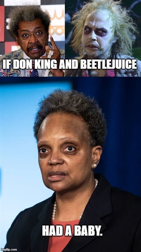 Lori Lightfoot Memes Beetlejuice, Looks like Beetlejuice, Comparison ...