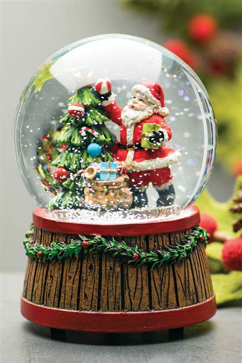 The Twillery Co.® Gunn Santa Tree Music Snow Globe & Reviews | Wayfair