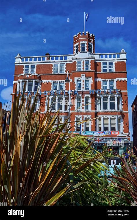 The Scarisbrick Hotel in Lord Street, Southport, Merseyside, England Stock Photo - Alamy