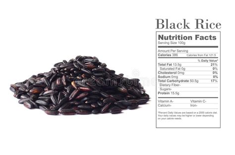 Uncooked Black Rice stock photo. Image of healthy, chinese - 68372054