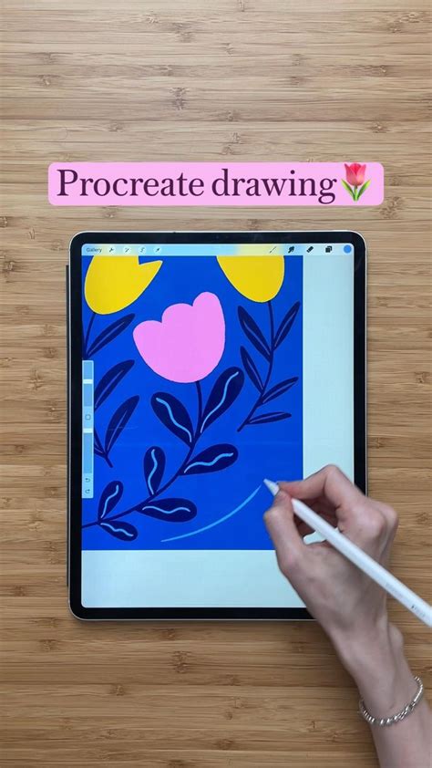 Procreate drawing🌷 | Procreate ipad tutorials, Procreate, Digital art beginner