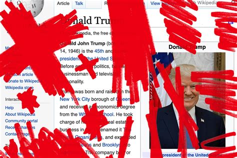 Donald Trump’s Wikipedia page: inside the brutal, petty battles over ...