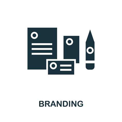 Branding icon. Simple illustration from creative package collection. Creative Branding icon for ...