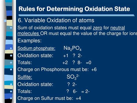 Oxidation State