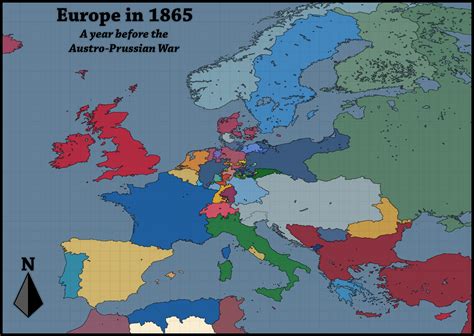 1865 Physical Map Of Europe World Atlas Map Relief Ma - vrogue.co