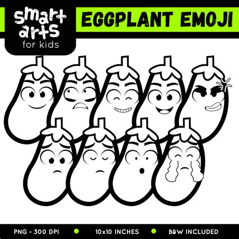 Eggplant Emoji Clip Art - Educational Clip Arts and Bible Stories