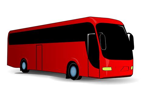 Bus Rouge Dessin - Dessin Animé Animaux Mignons Sur Bus Rouge | Vecteur Premium