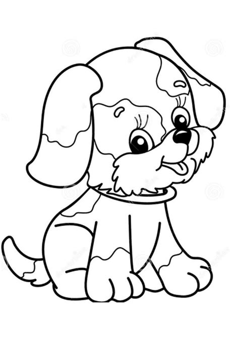 Coloring Pages | Printable Dog Coloring Page