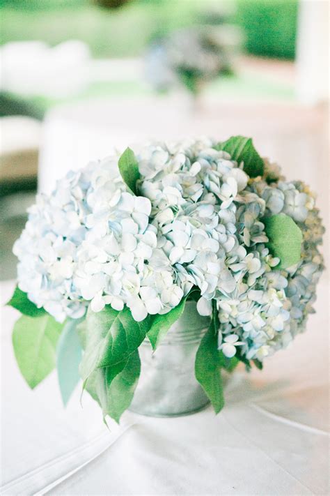 Blue Hydrangea Centerpiece - Elizabeth Anne Designs: The Wedding Blog