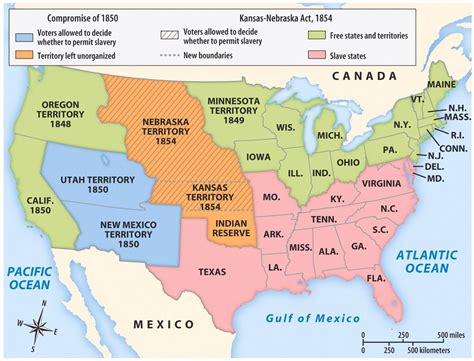 1854 Map Of The United States - United States Map