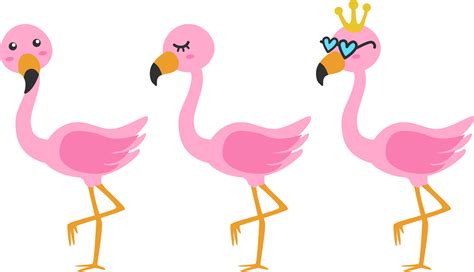 Pink Baby Flamingo vector, Summer Beach 8320039 Vector Art at Vecteezy