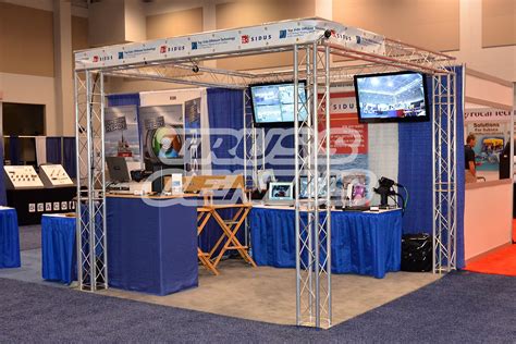 10-Foot Trade Show Truss Booth - Custom Exhibit Booth Displays