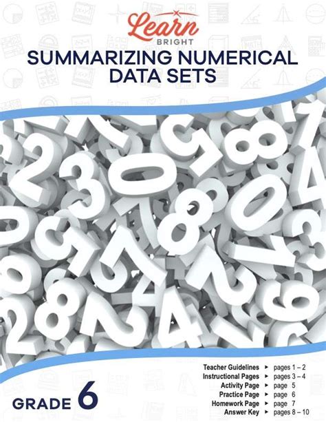 Summarizing Numerical Data Sets, Free PDF Download - Learn Bright