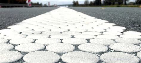 Sustainability and security through structural road markings