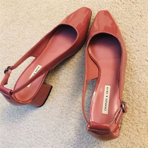 charles and keith Shoes | Charles And Keith Slingback In Dusty Rose | Color: Pink | Size: 8 ...