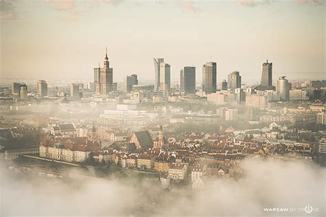 HD wallpaper: Warsaw, skyline, skyscraper, Poland, building exterior ...