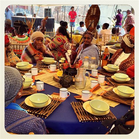 Traditional African wedding centerpieces and decor. www.facebook.com/joburgtents o ...