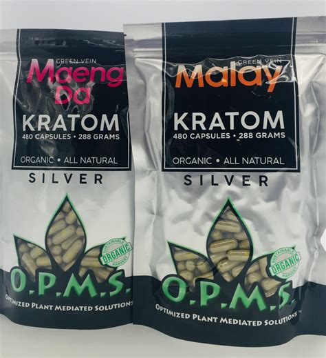 OPMS Silver Kratom Capsules - Buy Kratom - DEP DISCOUNTS! 🔥