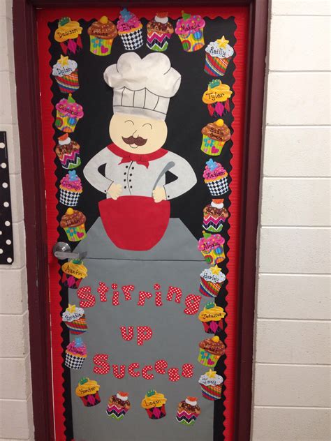 Handmade Chef Door Decoration for Classroom