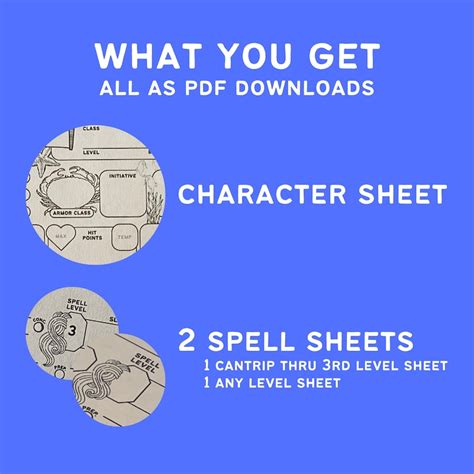 Dnd 5e Character Sheet And Spell Sheets Water Theme E - vrogue.co