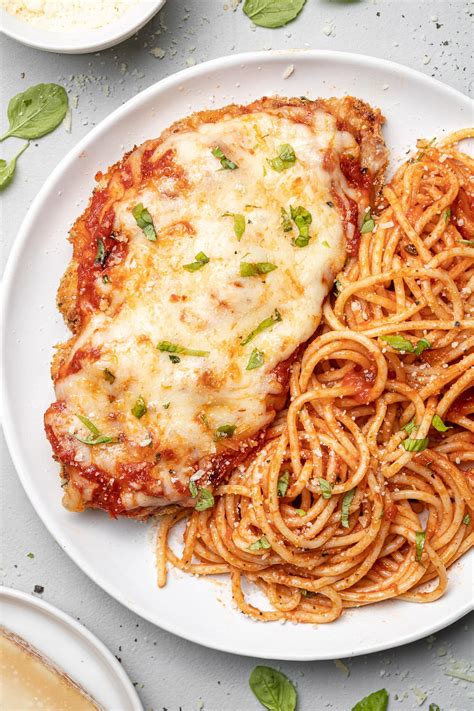 Healthy Baked Chicken Parmesan | The Clean Eating Couple