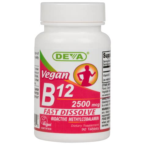 Deva Vegan Vitamin B12 - 2500mcg - Shop Vegan