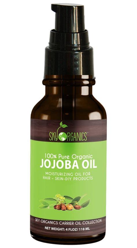 Organic Jojoba Oil Natural Facial Moisturizer, Moisturizer For Oily Skin, Facial Moisturizers ...