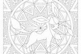 Glaceon Coloring Pages sketch template