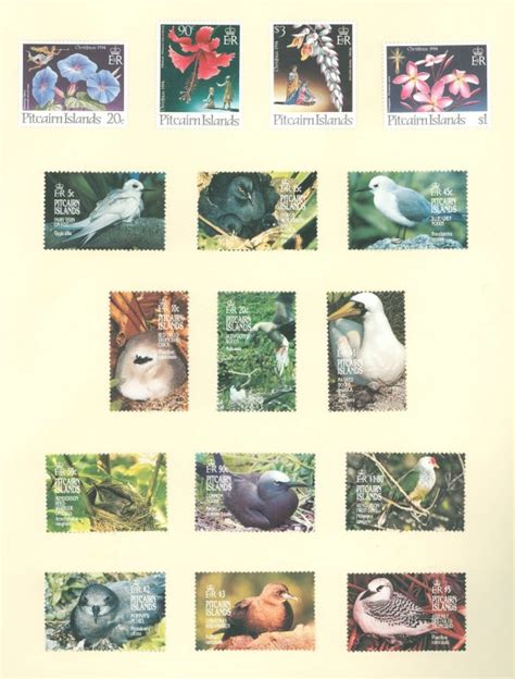 Pitcairn Islands #411-426 Single (Complete Set) (Fauna) (Flora ...