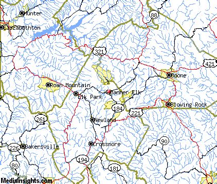 Banner Elk North Carolina .com Map