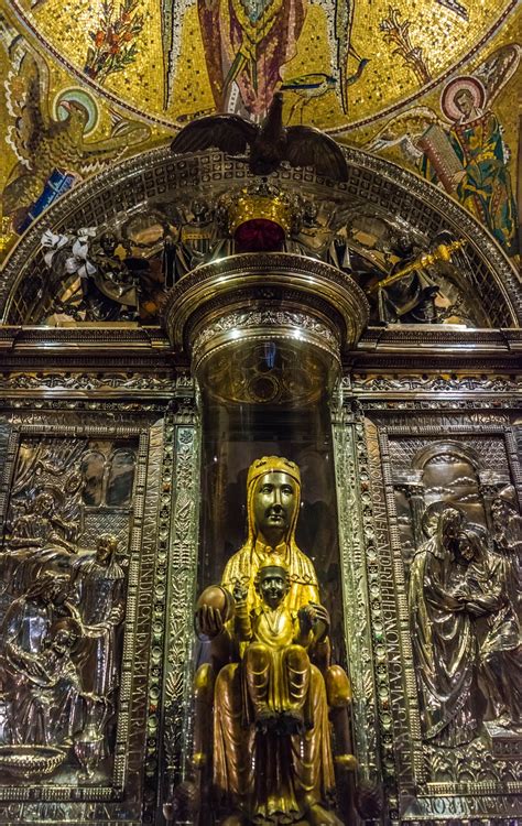 Edit free photo of Montserrat,black madonna,catalonia,spain,monastery ...