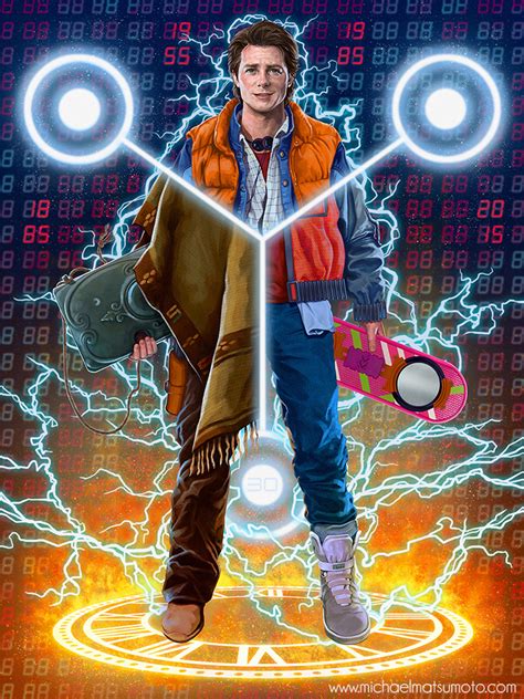 Back To The Future 30th Anniversary Poster Art Tribute - Caravel