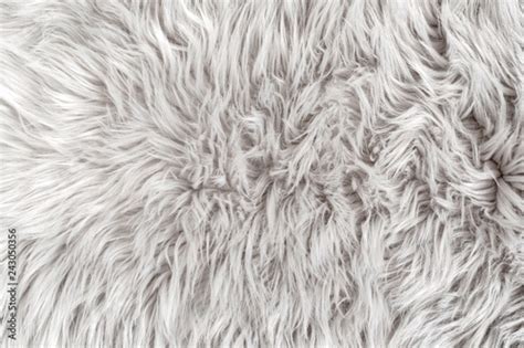 White fur for background or texture. Fuzzy white fur plaid. Shaggy ...