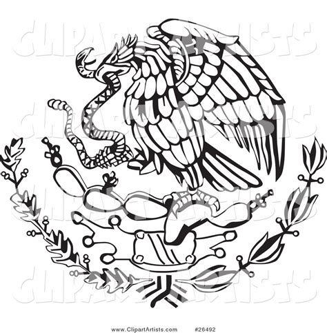 Mexican Flag Eagle Vector at Vectorified.com | Collection of Mexican ...