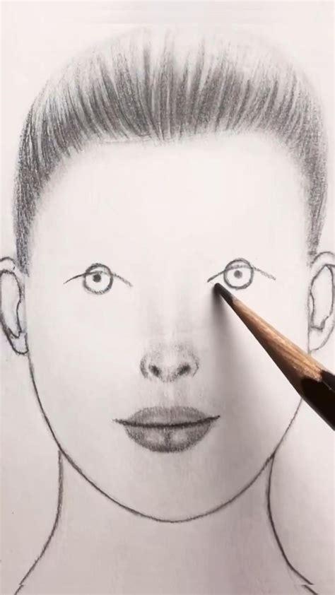 Drawing Technique/Pencil Drawing | Drawing techniques, Portrait drawing, Face drawing