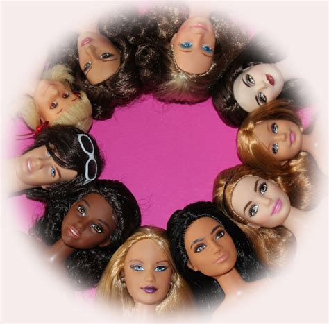 Headmold Gallery - All Faces in the Barbie family since 1958 since 1958 ...