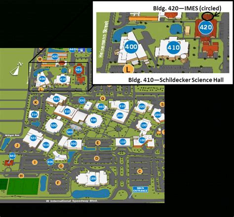 Daytona State College Deland Campus Map - Printable Map