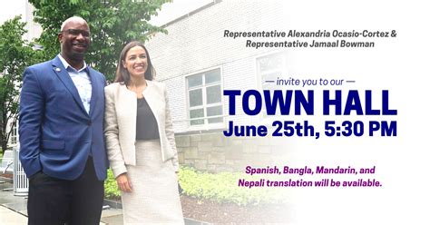 Reps. AOC & Jamaal Bowman Virtual Town Hall – DEAF NYC NEWS