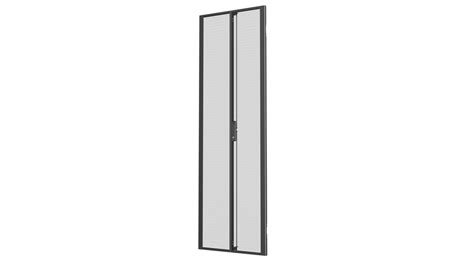 VRA6007 | Vertiv Rack Enclosure Split Door, Perforated, 2pcs, 600mm x 2.13m, Metal, Black ...