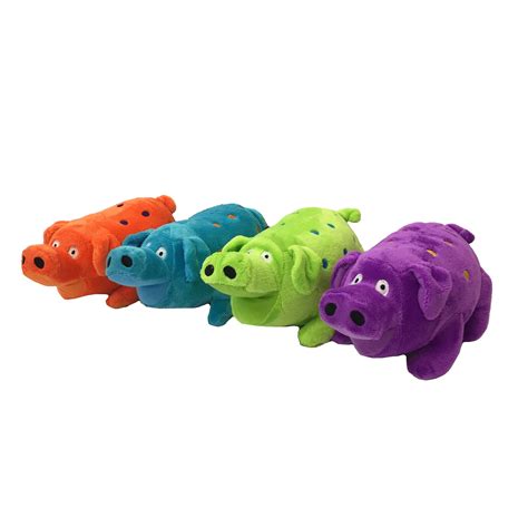 Multipet Globlets Plush Pig Dog Toy, Colors May Vary - Walmart.com