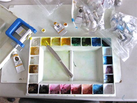 *SANDY SANDY ART*: Watercolor Palette Cleaning Tips