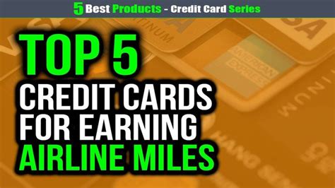 Top 5 Best Miles Credit Cards In 2020 | Miles credit card, Credit card, Cards