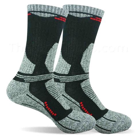 Winter Warm Thermal Crew Socks - Men | Blended Bamboo Cotton Spandex ...