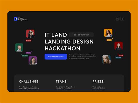 Hackathon Site designs, themes, templates and downloadable graphic elements on Dribbble